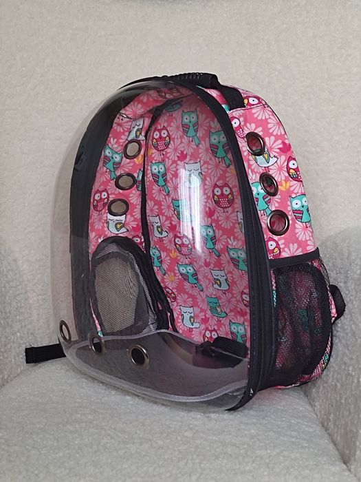 Рюкзак-переноска прозрачный для кота, кошки, собаки