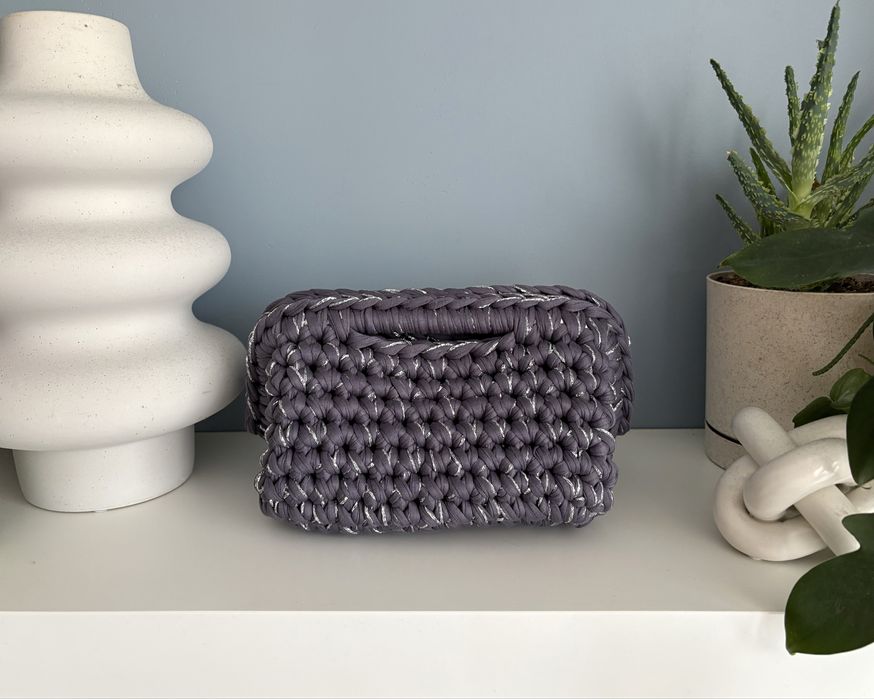 Szydelkowa torebka do ręki