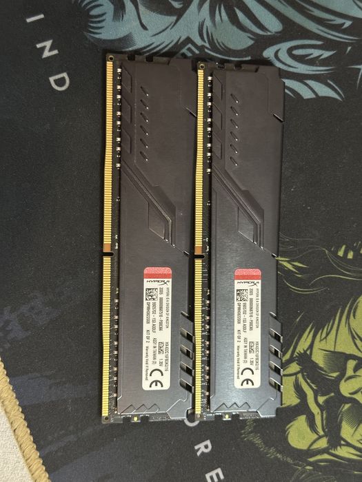 HyperX Fury 16GB ddr4 3200 хорошо разгоняется