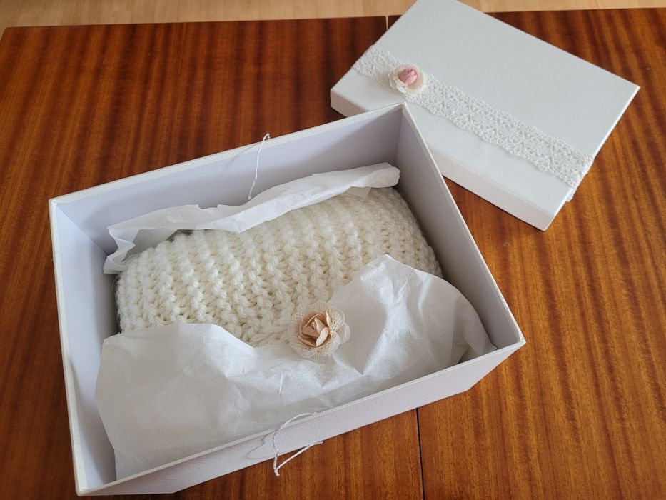 Etola ślubna dzianinowa gruba