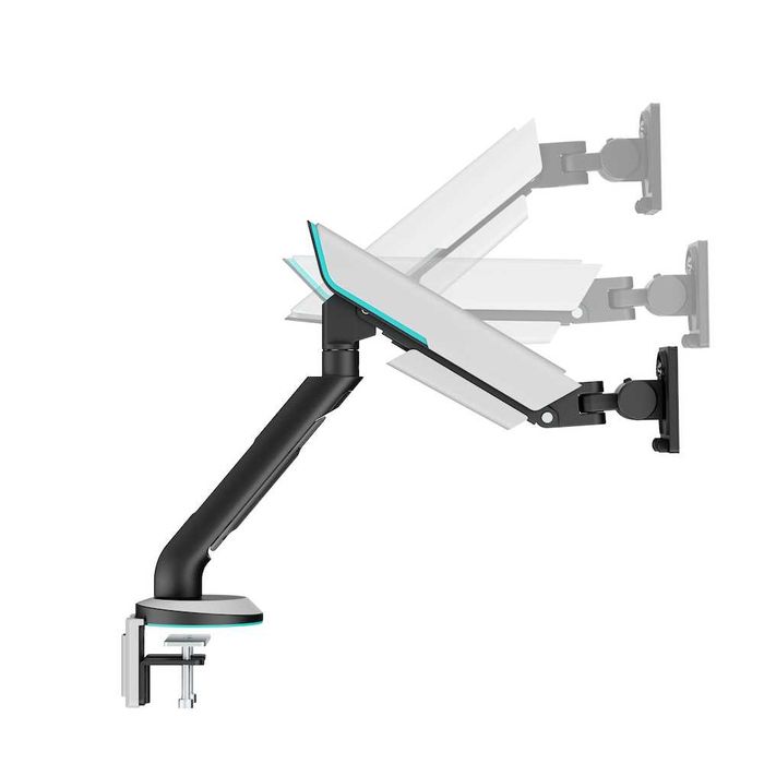 24"-57" Настільне кріплення для монітора поворотно-похиле iTECH LDT96-C012 Кронштейн для монітора з регулюванням орієнтації