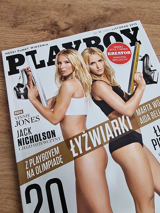 Playboy 11/2013 - łyżwiarki: Marta Wójcik i Aida Bella, Anna