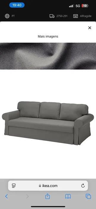 Sofá cama de casal completo m garantia da IKEA