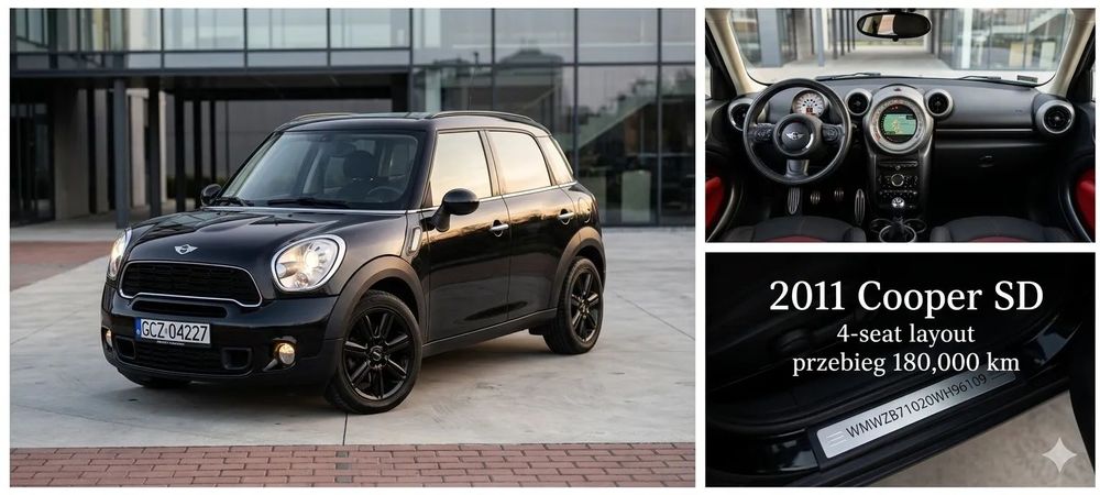 MINI Countryman MINI Cooper SD 2011 | Dynamiczny | Zadbany | Gotowy do jazdy