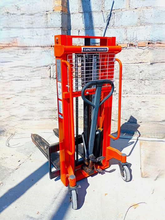 Wózek masztowy 2M  sztaplarka wózek ręczny podnośnikowy paleciak