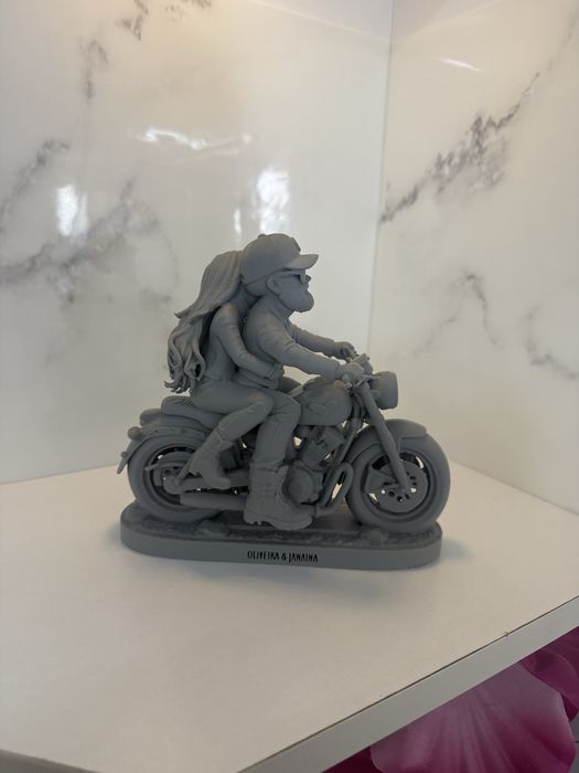 Casal de motoqueiro
