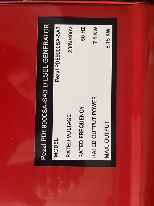 Оренда та Продаж дизельного генератора 7,5 квт