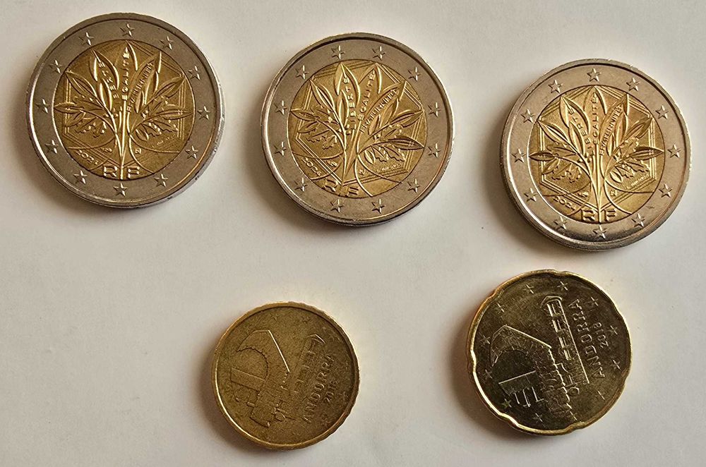Moedas     euros