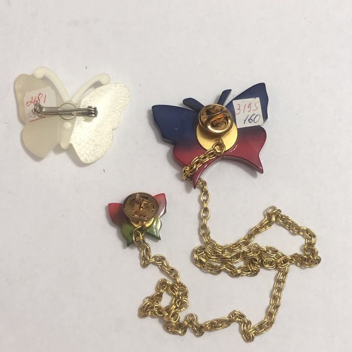 Підвіска брошь метелик вінтаж весілля