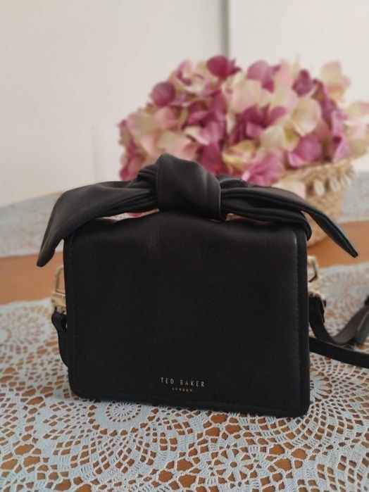 Mala/ Carteira pele Ted Baker original nova preto