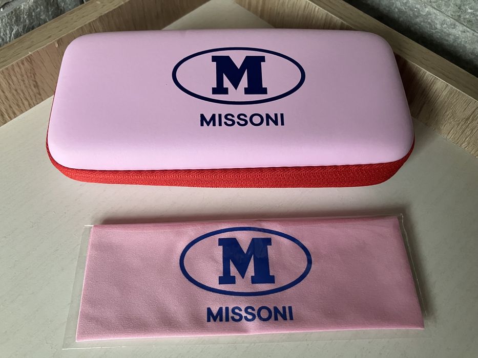 Etui do okularow Missoni, różowe, prezent