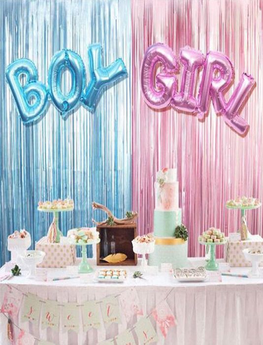 Letras + OFERTA das Fitas Baby Shower / Chá de Revelação Bebé