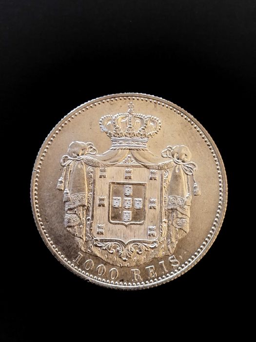 1899 - D. Carlos I - 1000 Reis - Prata