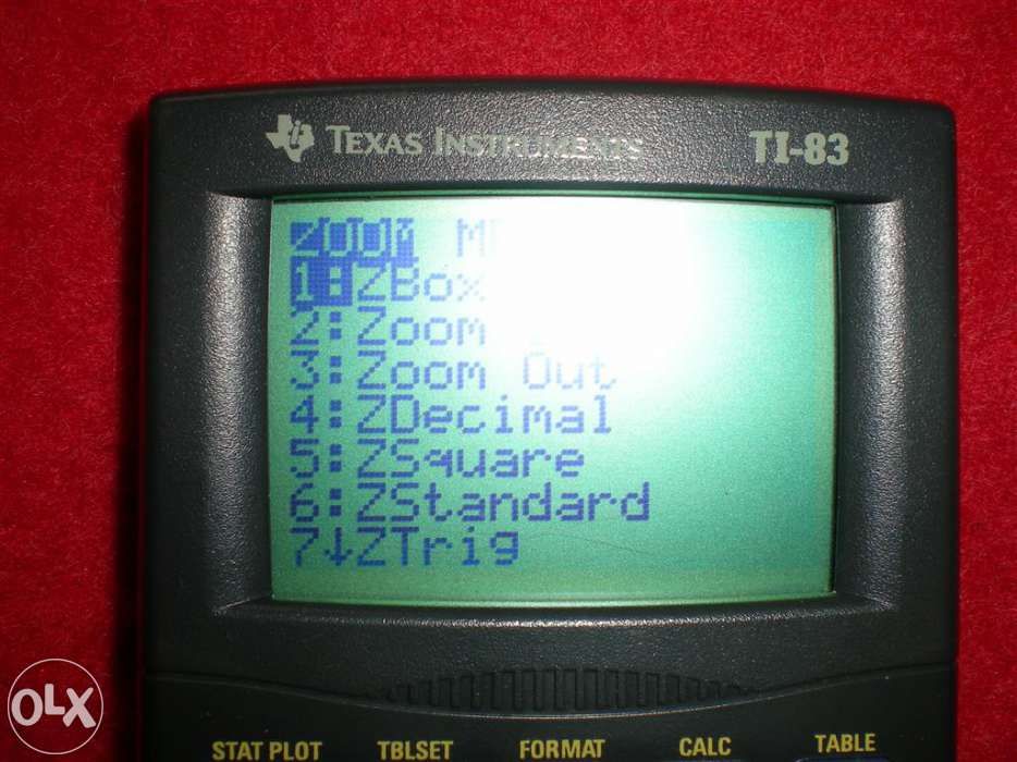 Calculadora gráfica texas instruments ti 83, semi nova