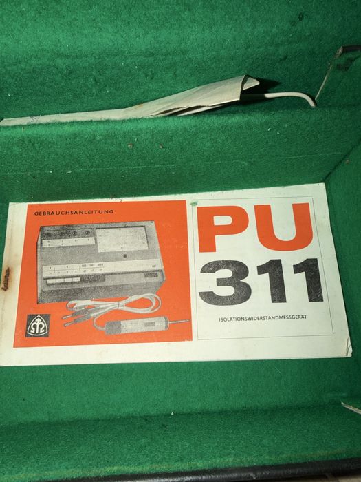 Miernik rezystancji izolacji PY 311 zabytek vintage
