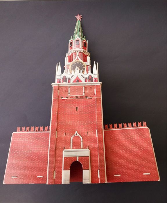 Об'ємні пазли "3D Puzzle "Спасська вежа" з 33 елементів на утіль