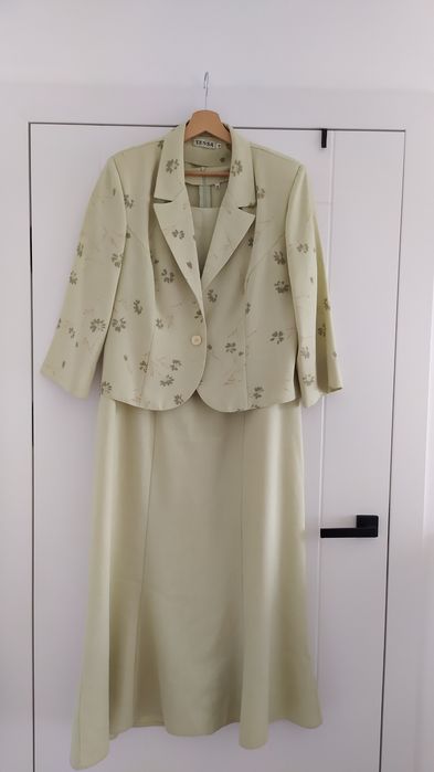 Elegancki komplet sukienka+żakiet rozm. 48