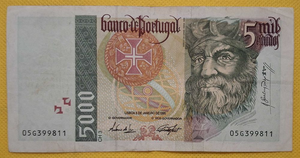 Portugal - 5000 escudos 1995 (MBC)