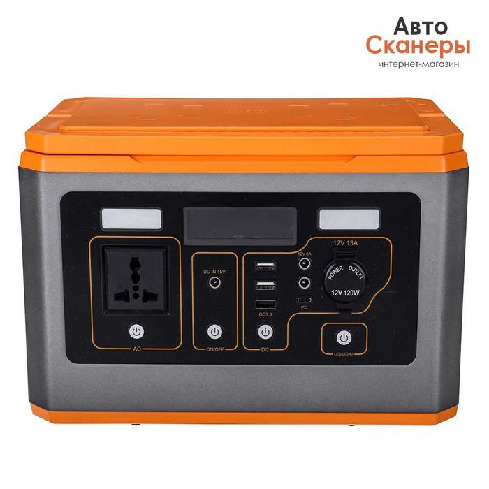 Зарядная станция, повербанк, генератор емкостью 577 ВТч (156000 мАч)