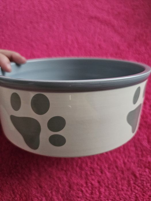 Duża ceramiczna miska dla psa