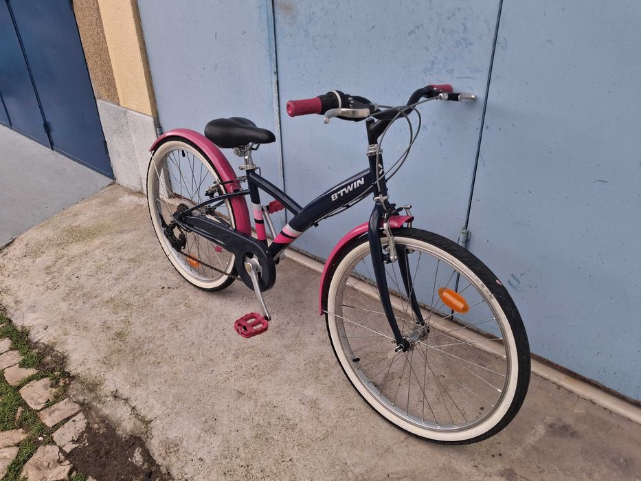 Bicicleta para menina dos 6 aos 12 anos de idade pronta a pedalar