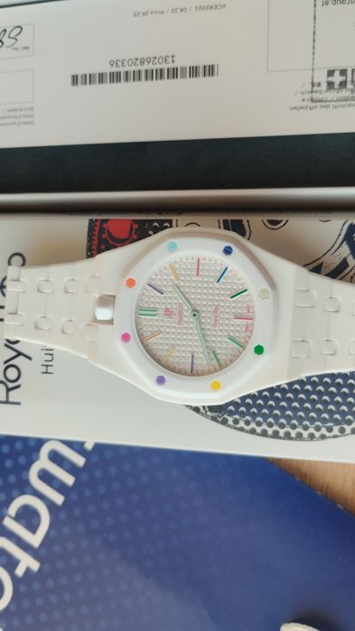Zegarek automat Audemars Piguet x Swatch Royal Pop ceramika