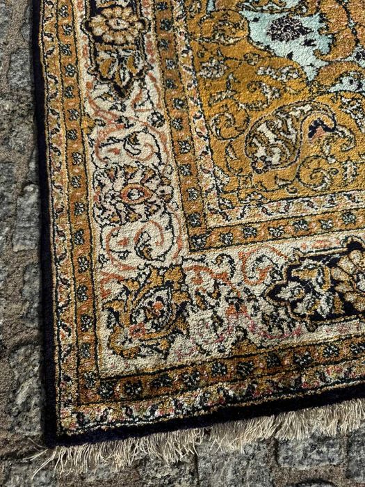 Jedwabny r.tkany dywan perski  GHOUM / GHOM 170x107 galeria 30 tyś