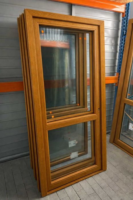 DRZWI Kacprzak 105x210 Drzwi PCV Orzech Złoty Dąb Antracyt - Lider OLX