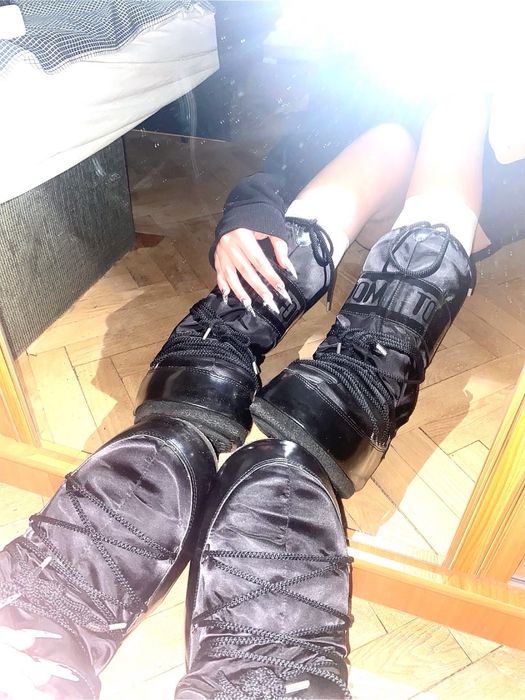 Moonboot  черные, opium, y2k,