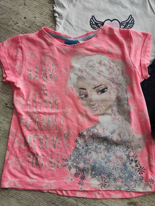 Zestaw 6 bluzeczek dziewczęcych 104