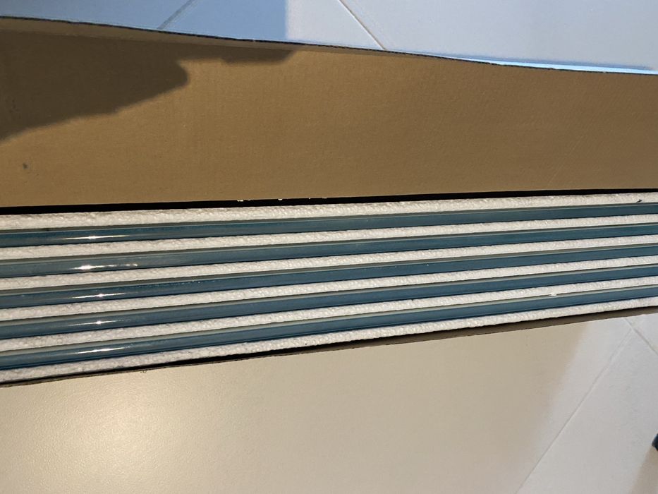 Listwa szklana dekoracyjna, szklany dekor