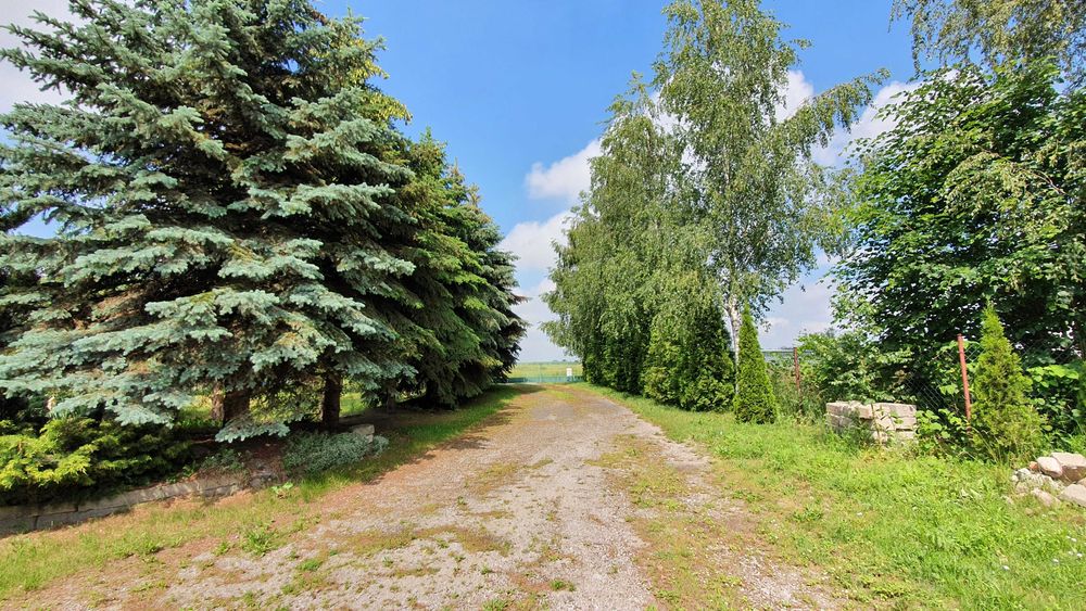 Piękna działka  z budynkiem mieszkalno-gospodarczym - ul. Zawodzie