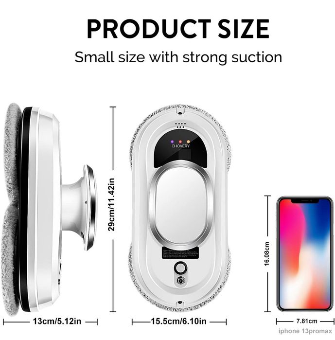 Robot Limpador de janelas inteligente Sucção 5600pa *Novo na Caixa*