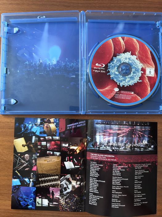 Peter Gabriel NEW BLOOD Live in London 2011 blu ray