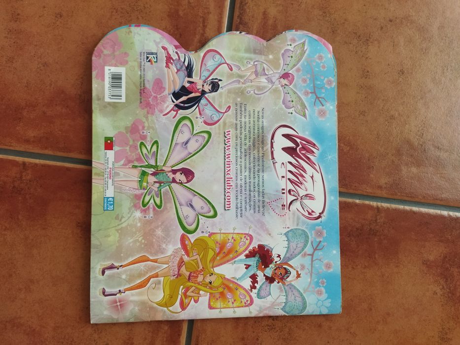 Caderneta de cromos panini Winx club