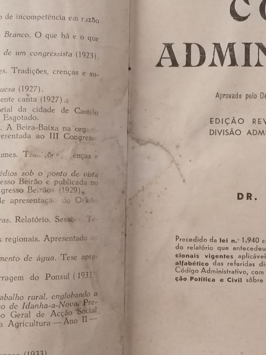 Código Administrativo 1936
