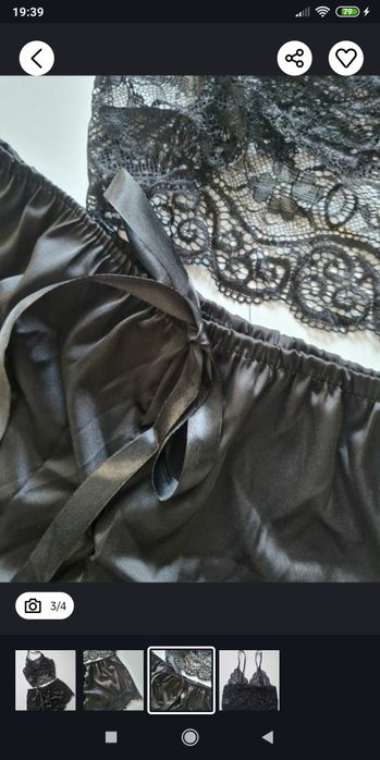 Seksowna bielizna XL czarna