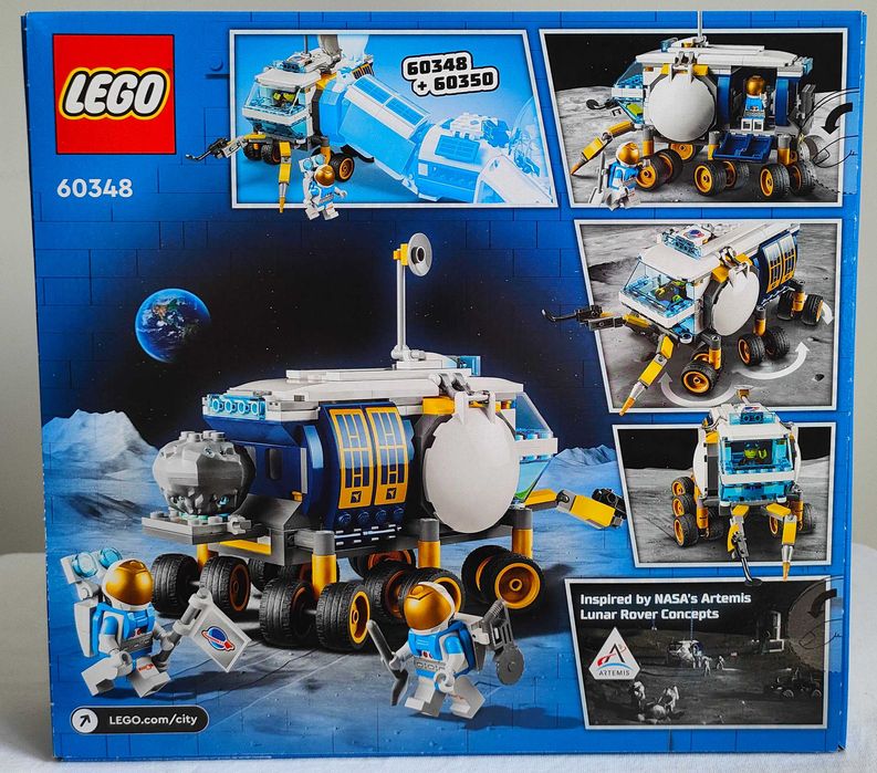 LEGO City 60348 - Łazik księżycowy
