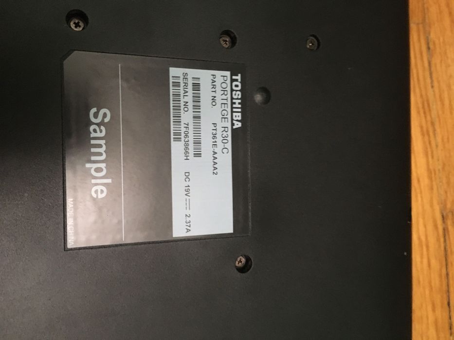 Ноутбук Toshiba R30-C