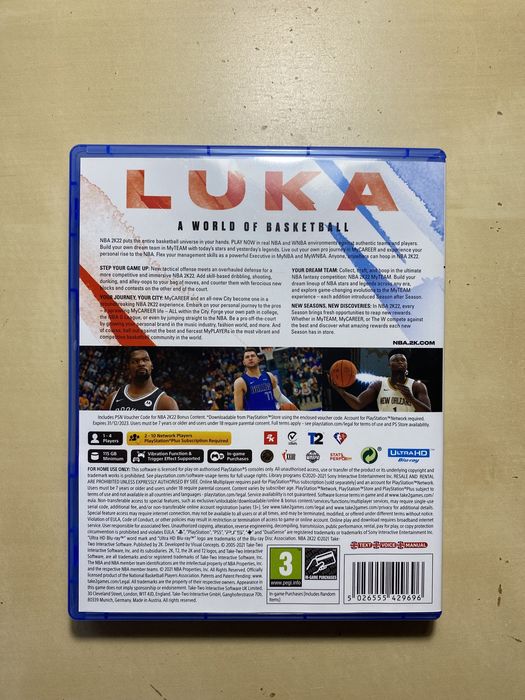 NBA 2k22 PS5 em ótimo estado