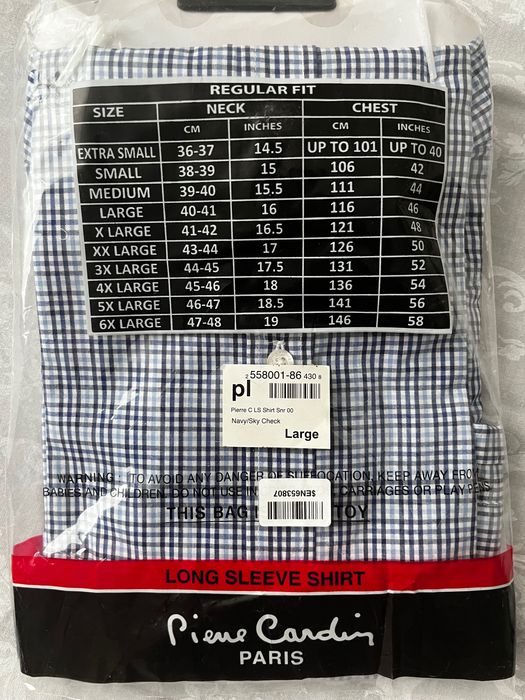 Сорочки Pierre Cardin original L