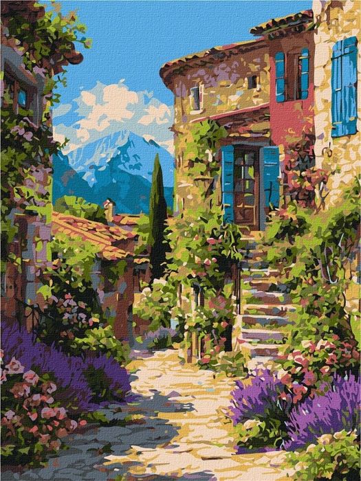 Malowanie po numerach - Kamienna cisza 30x40cm Ideyka ,300x400 mm