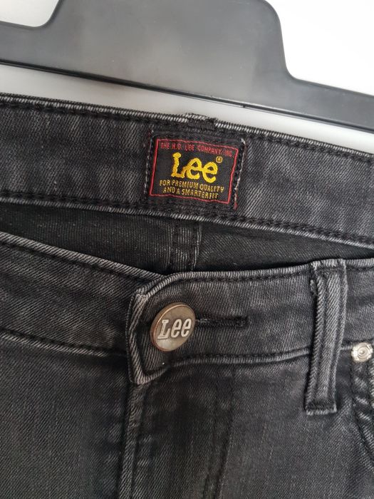 Lee męskie jeansy S W30 L32 oryginalne czarne uniwersalne basic