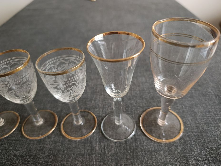 5 sztuk Kieliszki 1886 r. Stan WITRYNOWY OKAZJA ZAKUPU