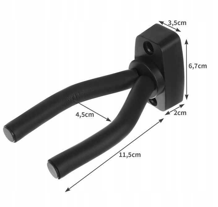 Solidny Uchwyt Wieszak na Gitarę do ściany * Video-Play Wejherowo