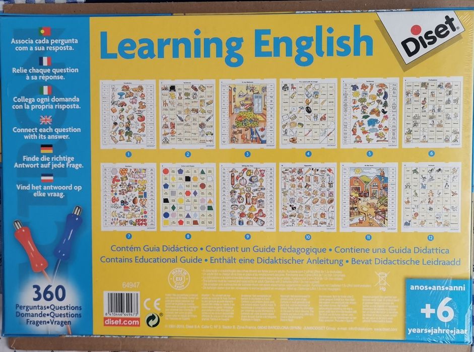 Jogo educativo "Lectron Learning English"