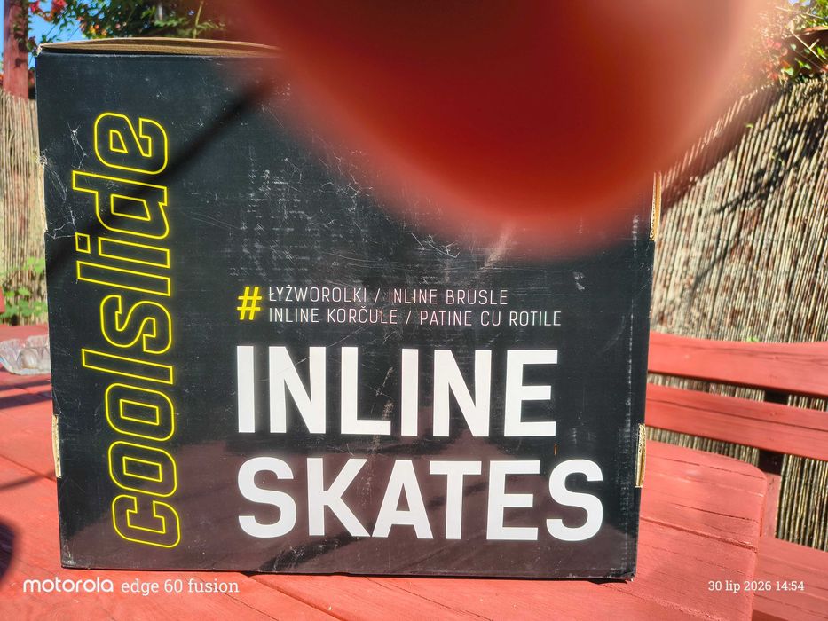 Łyżworolki Coolslide Butters YG r. 39-42 (regulowane) – jak nowe!