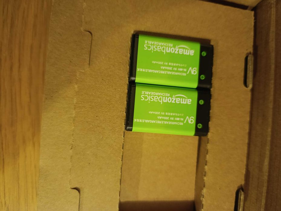 Pilhas 9v recarregáveis