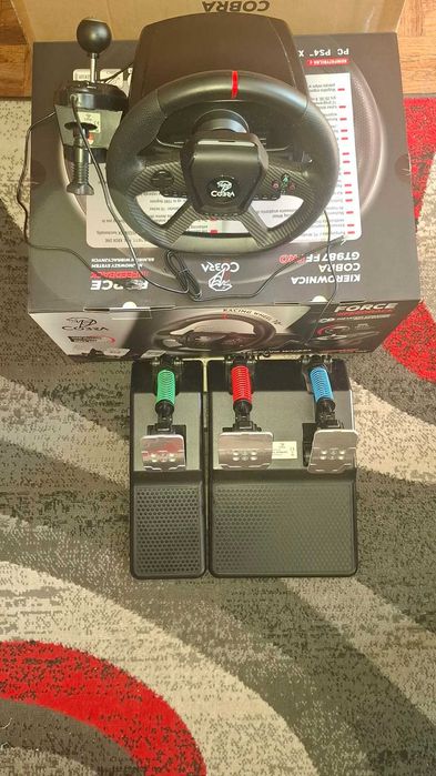 COBRA GT987FF Pro Force Feedback + Shifter + Pedały | PC/PS4/Xbox | Faktura