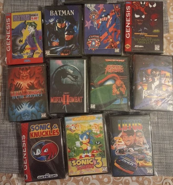 Картриджі Sega MD